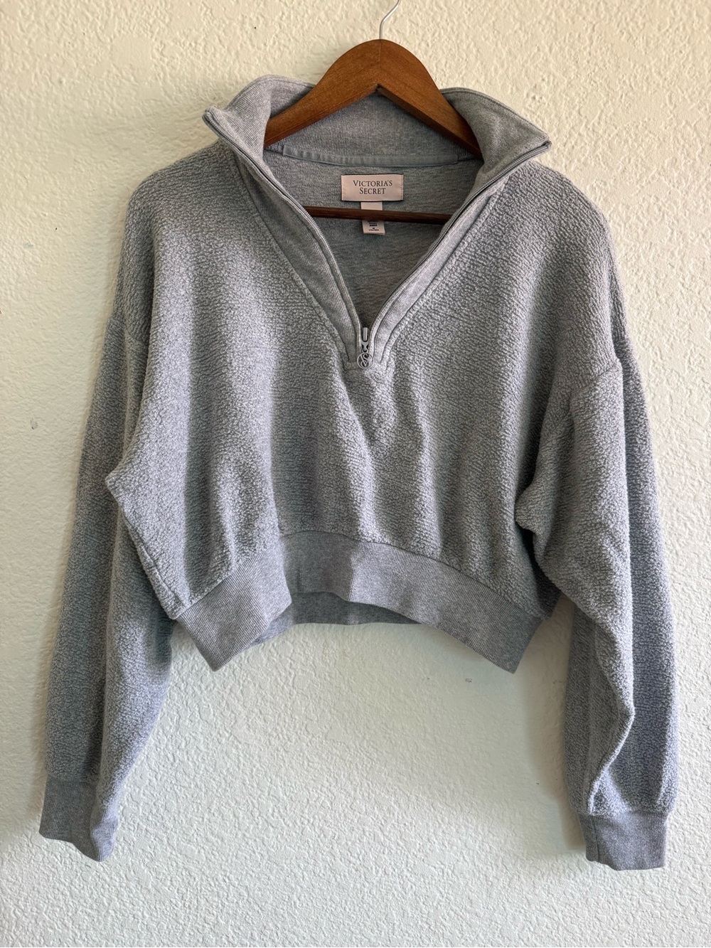 Victoria's Secret Light Gray Pullover Sweat Set
